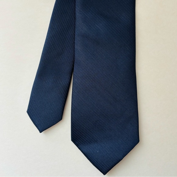 Perry Ellis Portfolio Men’s Dark Navy Tie - Picture 5 of 5